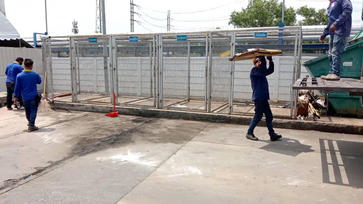 รับเคลียร์ทำความสะอาดพื้นที่โรงงาน
